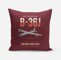 Thumbnail for B-36J Peacemaker design on dark red pillow