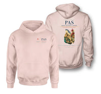 Thumbnail for Paros National Airport (PAS) design on pink double-side hoodie