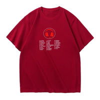 Thumbnail for Aviation Alphabet 3 Designed Relax Fit T-Shirts - view 12