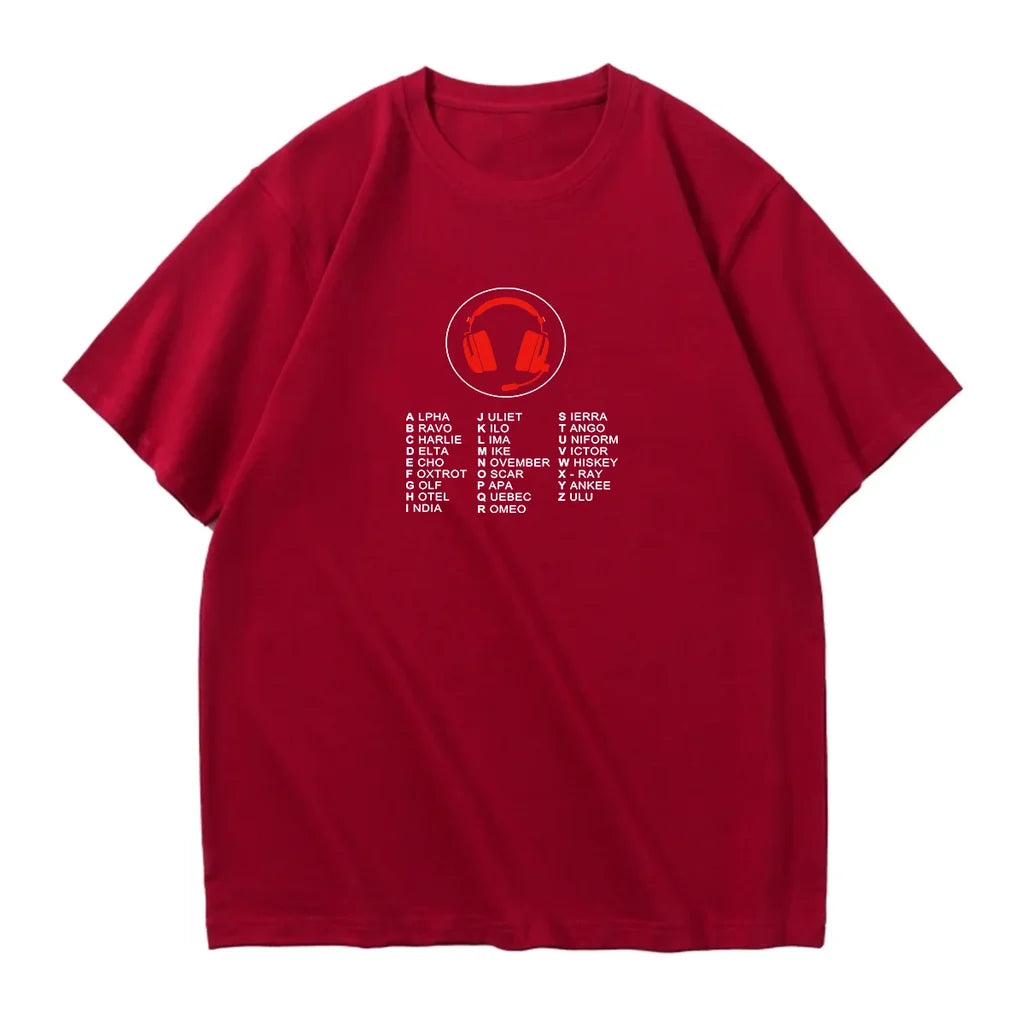 Aviation Alphabet 3 Designed Relax Fit T-Shirts - view 12