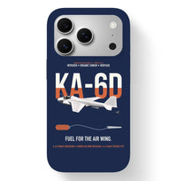 Thumbnail for KA-6D Intruder design on navy blue magsafe iphone case, for iPhone 17 Pro