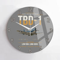 Thumbnail for TBD-1 Devastator design on gray no frame wall clock