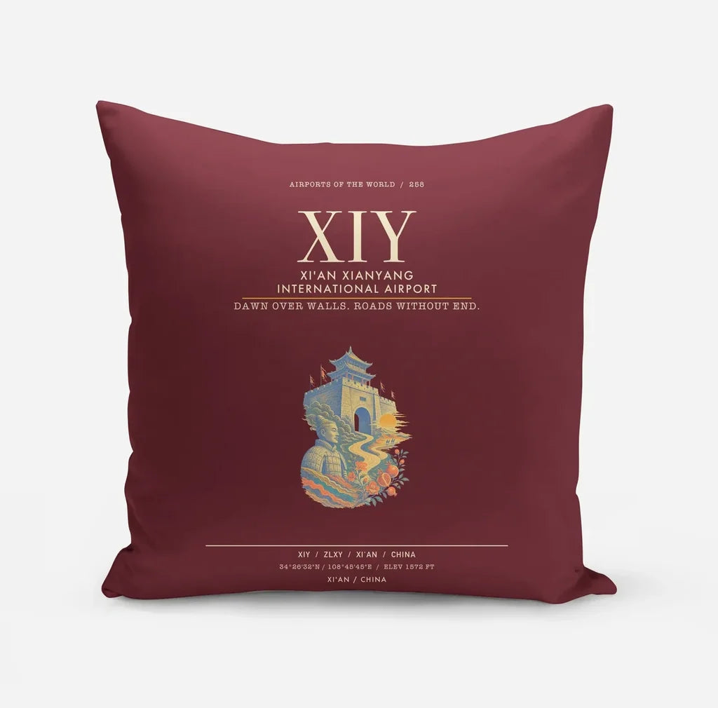 Xi'an Xianyang International Airport XIY - Dark Red
