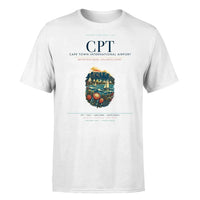Thumbnail for Cape Town Airport (CPT) T-Shirt single-side front print in White | cape-town-cpt-airport-double-side-t-shirt