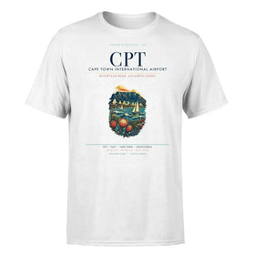 Single-Side Printing — Cape Town International Airport (CPT) Double-Side T-Shirt