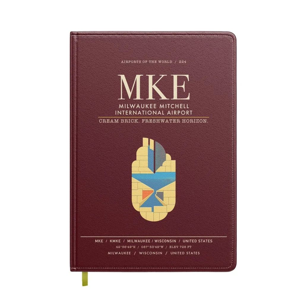 Milwaukee Mitchell International Airport MKE - Dark Red
