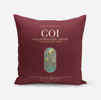 Thumbnail for Goa International Airport Dabolim GOI - Dark Red