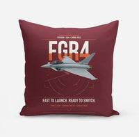Thumbnail for Eurofighter Typhoon FGR4 design on dark red pillow