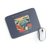 Thumbnail for VINTAGE G4481 - The County Nurse Rounds - Designed Mouse Pads design on navyblue rectangle