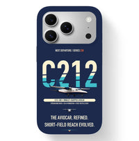 Thumbnail for CASA C-212-300 Aviocar Case design on navy blue iphone case