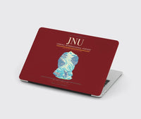 Thumbnail for Juneau International Airport (JNU) design on dark red MacBook case