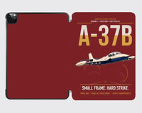 Thumbnail for A-37B Dragonfly design on dark red ipad tablet case