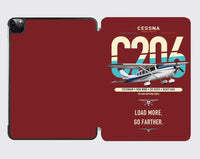 Thumbnail for Cessna 206 Stationair design on dark red ipad tablet case