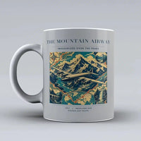 Thumbnail for VINTAGE G4083 - The Mountain Airway - Ceramic Mug design on lightgray