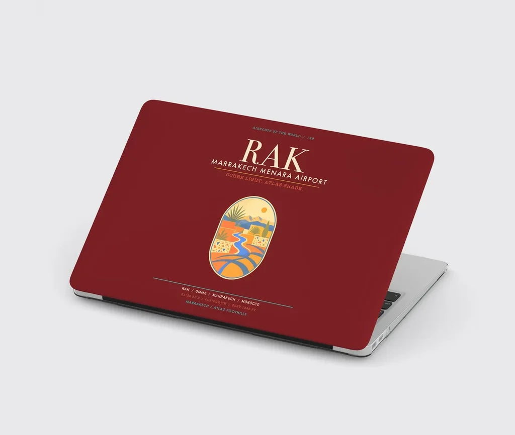 Marrakech Menara Airport RAK - Ochre Garden Pulse - Dark Red