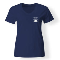 Thumbnail for I Don't Always Stop and Look at Airplanes Designed V-Neck T-Shirts - view 12
