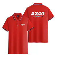 Thumbnail for Customisable Airbus A340 Polo Shirt - view 12