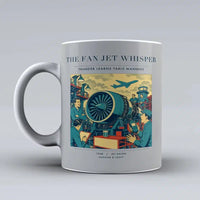 Thumbnail for VINTAGE G4464 - The Fan Jet Whisper - Ceramic Mug design on lightgray