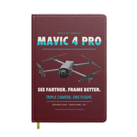Thumbnail for DJI Mavic 4 Pro design on dark red notebook