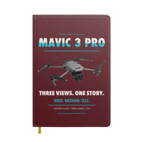 Thumbnail for DJI Mavic 3 Pro design on dark red notebook