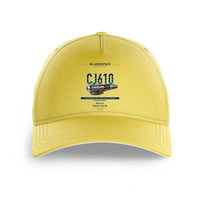 Thumbnail for CJ610 design on yellow printed hat