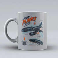 Thumbnail for 616 - How Planes Fly V2 - Mug design on light gray signal