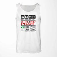 Thumbnail for Airline Pilot Label Tank Top - view 12