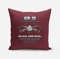 Thumbnail for DJI Air 2S design on dark red pillow