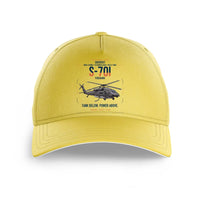 Thumbnail for Sikorsky S-70i FIREHAWK design on yellow printed hat