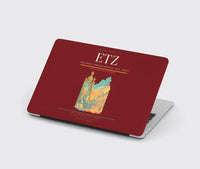Thumbnail for Metz–Nancy–Lorraine Airport (ETZ) design on dark red MacBook case