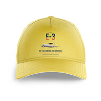 Thumbnail for E-3 Sentry AWACS design on yellow printed hat
