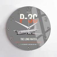 Thumbnail for P-3C Orion design on gray no frame wall clock