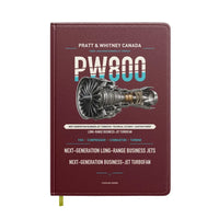 Thumbnail for PW800 design on dark red notebook
