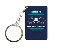 Thumbnail for DJI Mini 3 Key Chain design on navy blue key chain