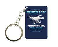 Thumbnail for DJI Phantom 3 Professional Key Chain design on navy blue key chain