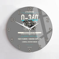 Thumbnail for O-360 design on gray no frame wall clock