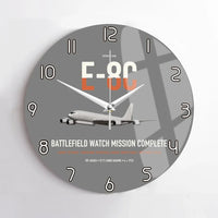 Thumbnail for E-8C Joint STARS design on gray no frame wall clock