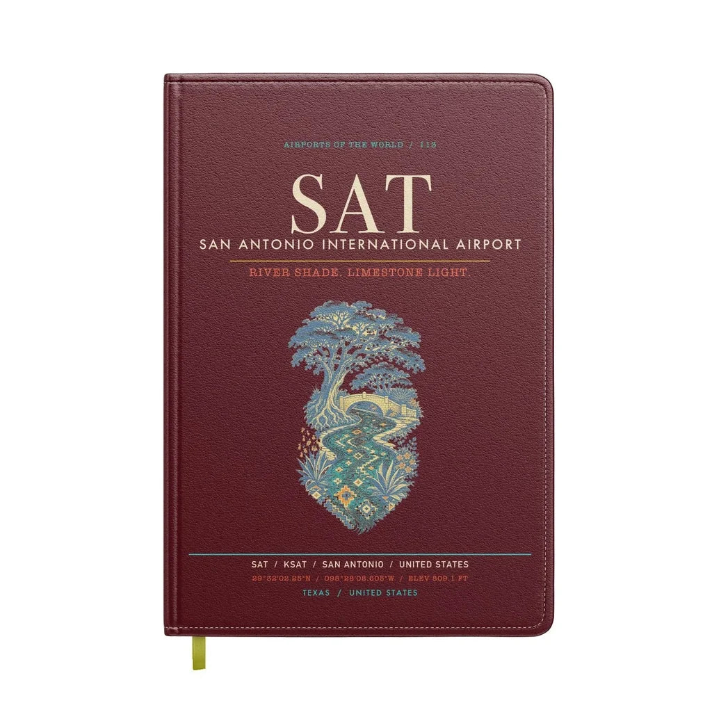 San Antonio International Airport SAT - Dark Red
