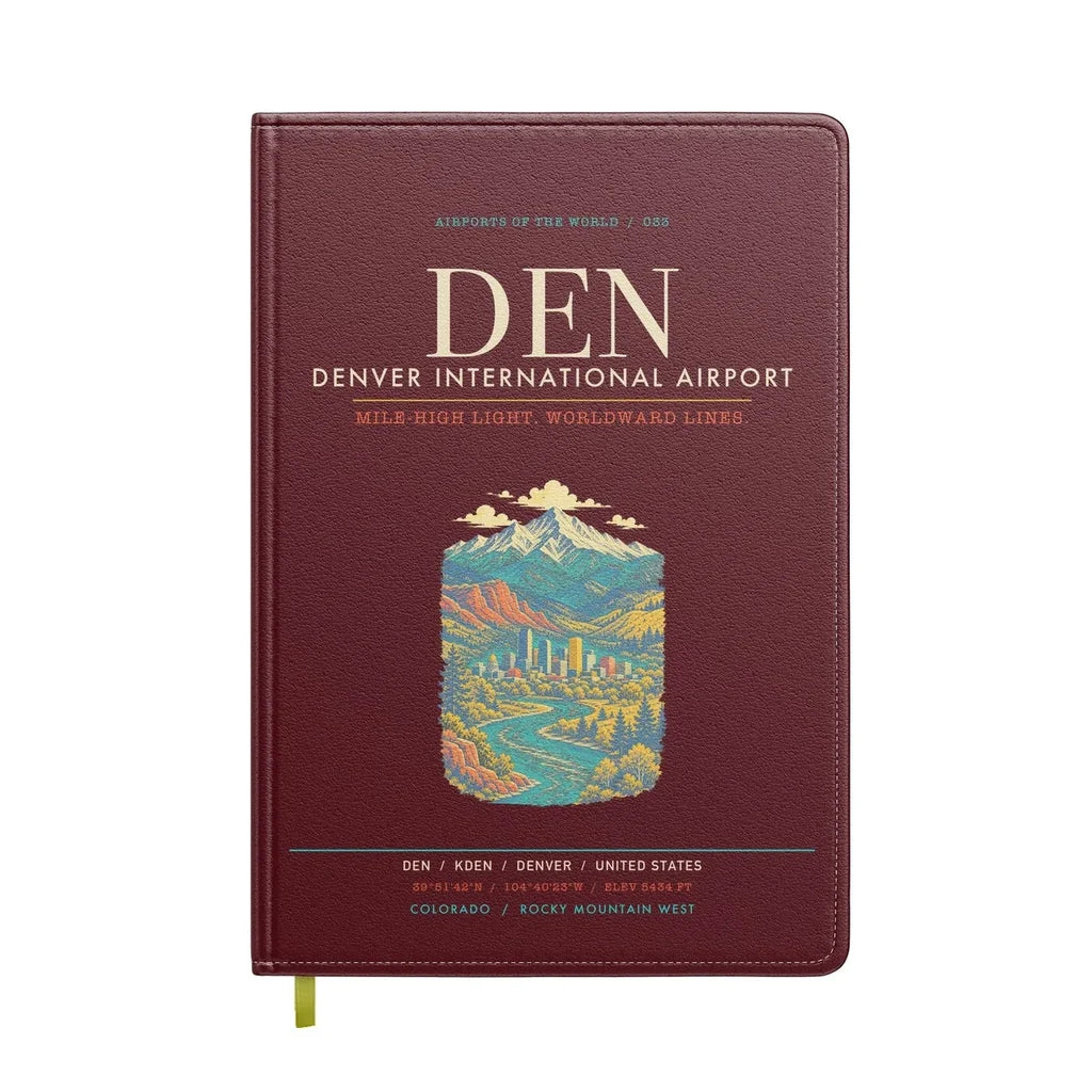 Denver International Airport DEN - Dark Red