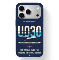 Thumbnail for Airbus U030 Flexrotor Case design on navy blue iphone case