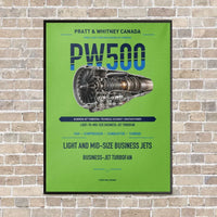 Thumbnail for PW500 vertical canvas print - framed - light green background