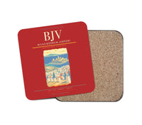 Thumbnail for Milas-Bodrum Airport BJV Coaster 1-Piece - Red