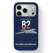 Thumbnail for Avro Vulcan B2 design on navy blue magsafe iphone case, for iPhone 17 Pro