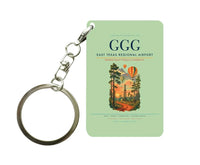 Thumbnail for East Texas Regional Airport (GGG) design on light green key chain