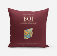 Thumbnail for Boise Airport BOI - Dark Red