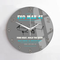 Thumbnail for Autel EVO Max 4T design on gray no frame wall clock