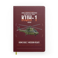 Thumbnail for Korea Aerospace Industries KUH-1 Surion design on dark red notebook