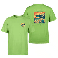 Thumbnail for VINTAGE G4443 - The Turtle Beach Patrol - Double-Side T-Shirt design on lightgreen double side t shirt