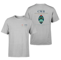 Thumbnail for Afonso Pena International Airport (CWB) design printed on light gray double-side t-shirt