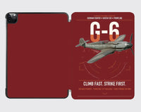 Thumbnail for Messerschmitt Bf 109G-6 design on dark red ipad tablet case
